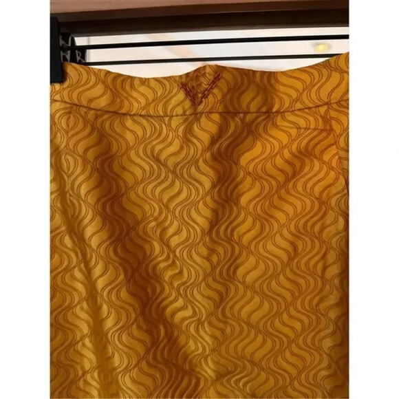Vintage KB Stella‎ Louise for KB Jacquard Size 18 Mustard Orange - Picture 2 of 5